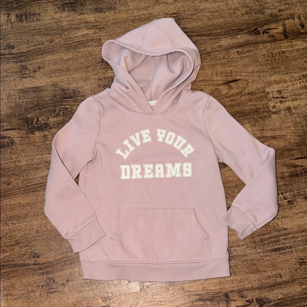 Cat & Jack Pink girls hoodie size 6